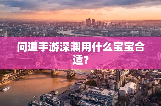 问道手游深渊用什么宝宝合适？
