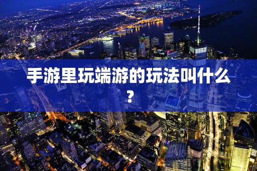 手游里玩端游的玩法叫什么？