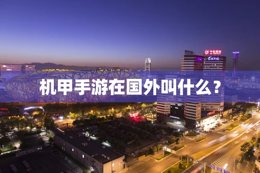 机甲手游在国外叫什么？