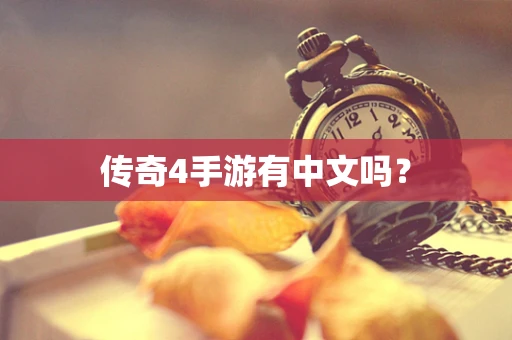 传奇4手游有中文吗？