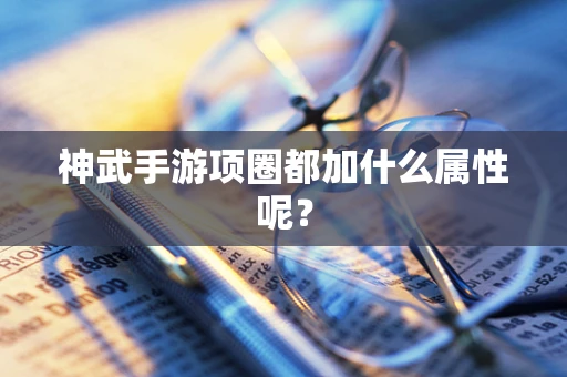 神武手游项圈都加什么属性呢？