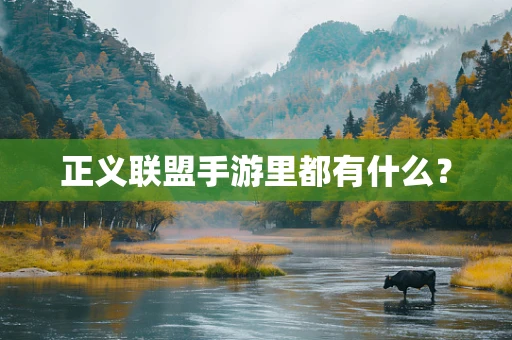 正义联盟手游里都有什么？