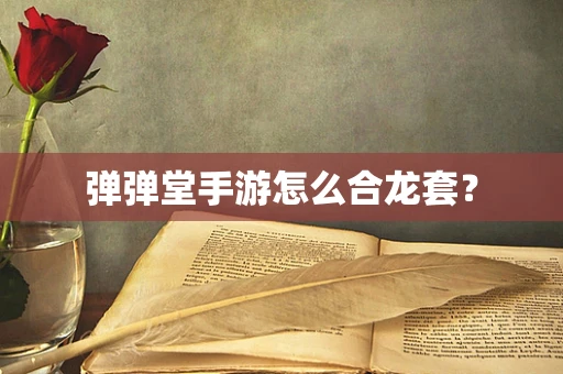 弹弹堂手游怎么合龙套？