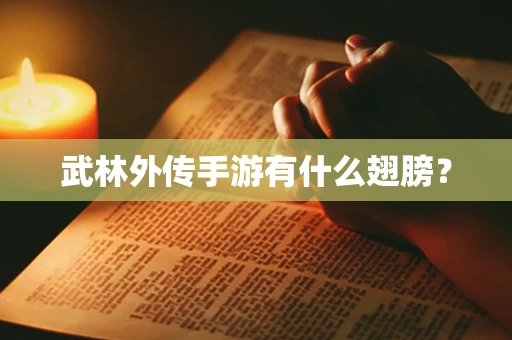 武林外传手游有什么翅膀？