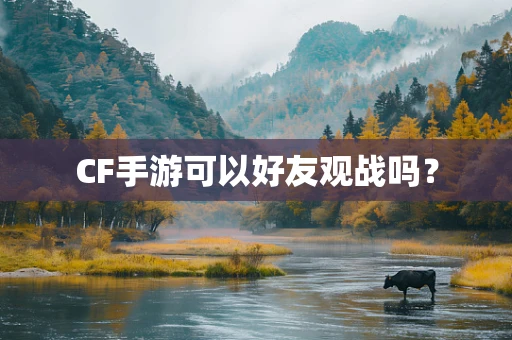 CF手游可以好友观战吗？