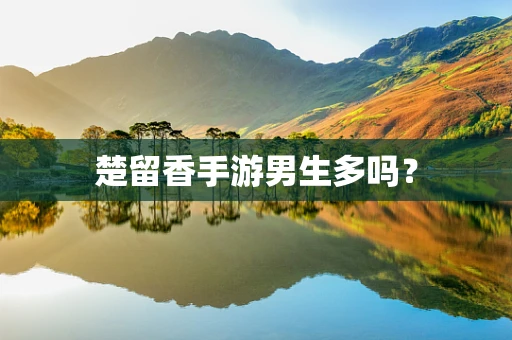 楚留香手游男生多吗？