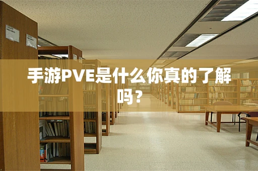 手游PVE是什么你真的了解吗？