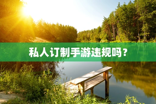 私人订制手游违规吗？