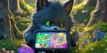 大龙猫玩的是什么手游呢？